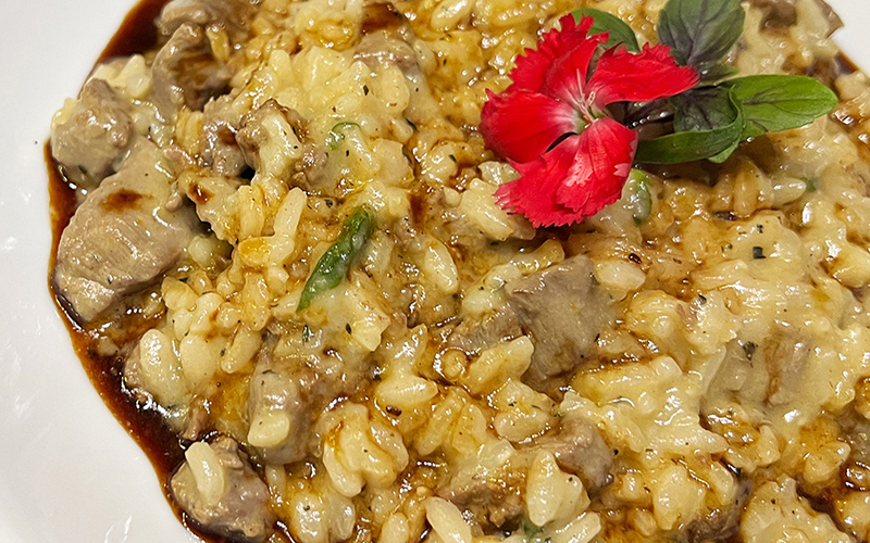 Risoto de Filé Mignon